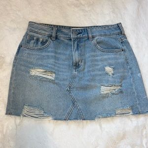 Pacsun Distressed Mini Skirt